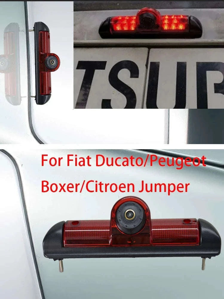 3rd Brake Light Reverse Camera for Ducato Boxer Jumper 170°-black