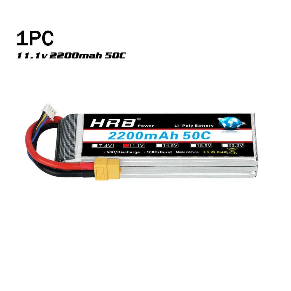 3S 2200mAh Lipo Battery with XT60 Plug for RC Models-3S 2200mah XT60 1PC / france