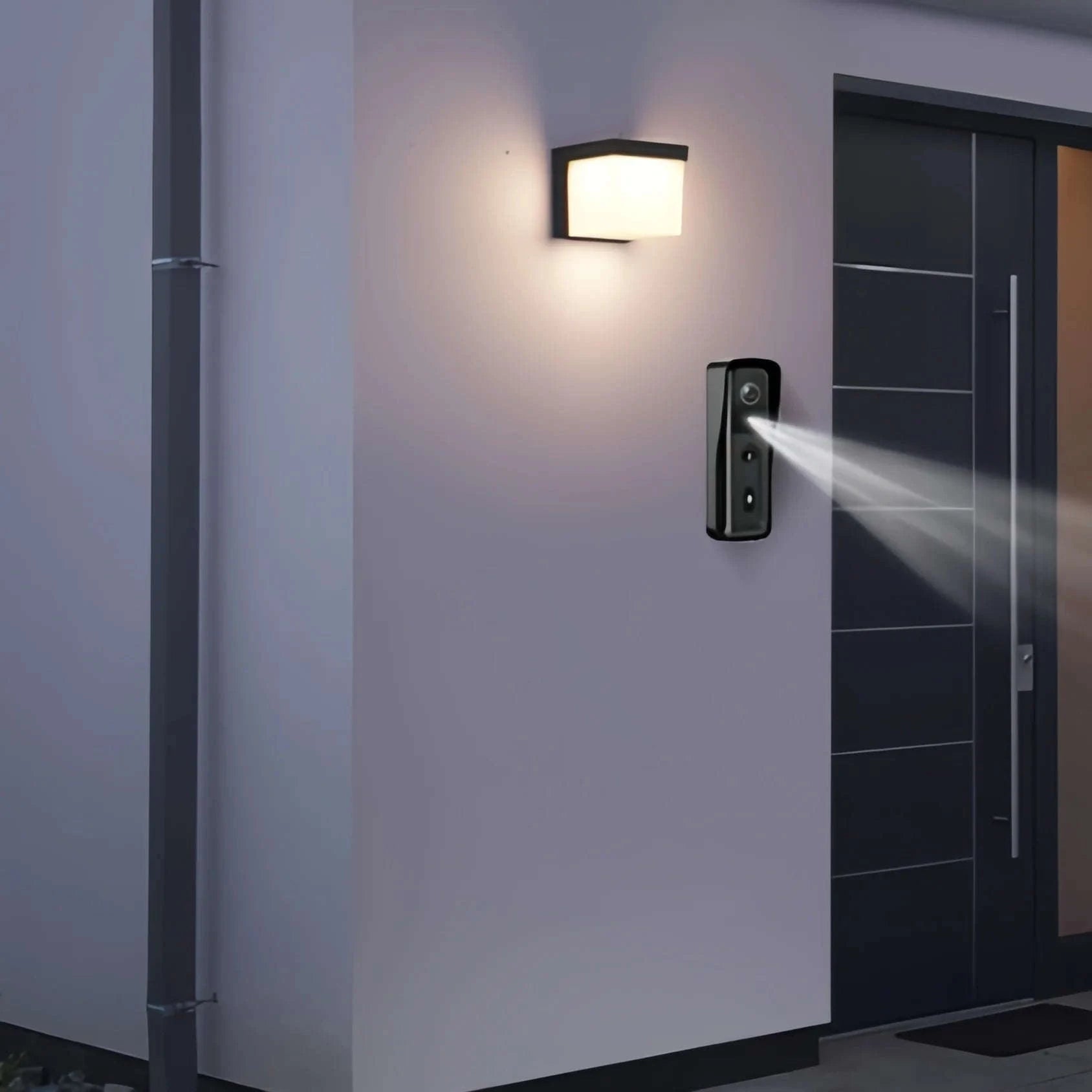 4.3 inch IPS Smart Video Doorbell-White / GERMANY