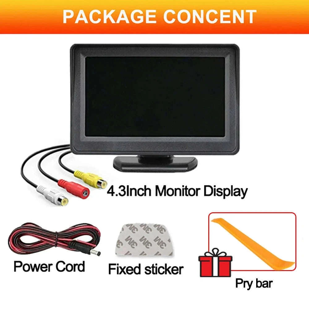 4.3 Inch Rear View Camera Monitor for Safer Parking-4.3Inch Display