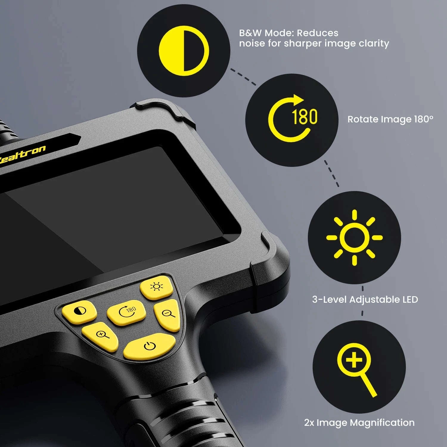 4.3" Industrial Inspection Borescope with 8mm Waterproof Probe-4.3inch / 5m / United States