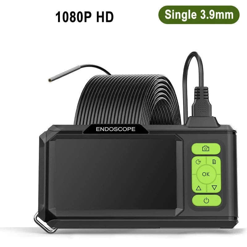 4.3" IPS Industrial Endoscope Camera with Triple Lens HD 1080P-7.9MM Triple / 10 meters