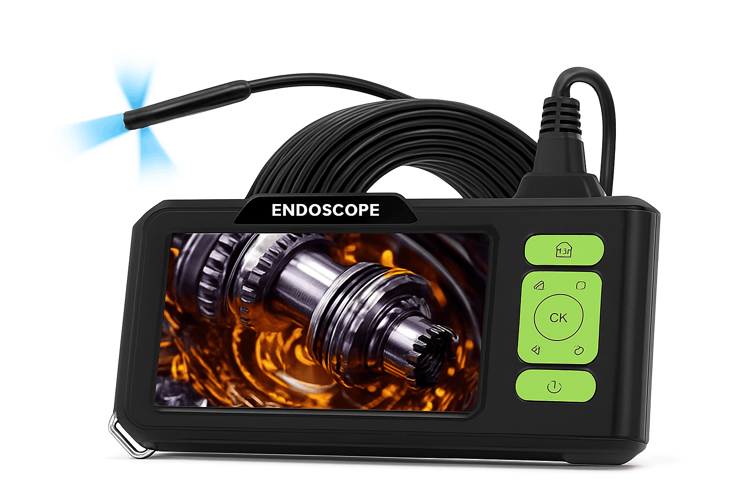 4.3" IPS Industrial Endoscope Camera with Triple Lens HD 1080P-7.9MM Triple / 10 meters