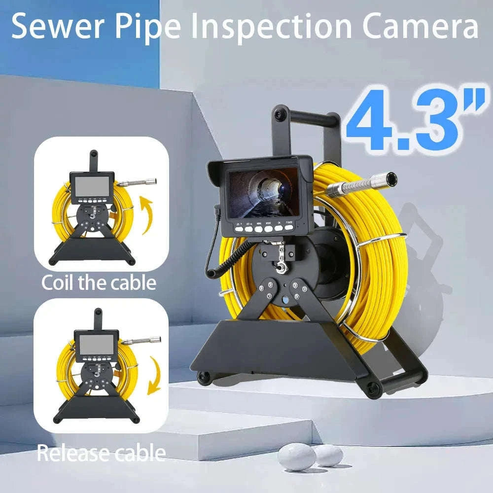 4.3" Sewer Pipe Inspection Camera with DVR and IPS Display-22MM with DVR / Poland / 30M