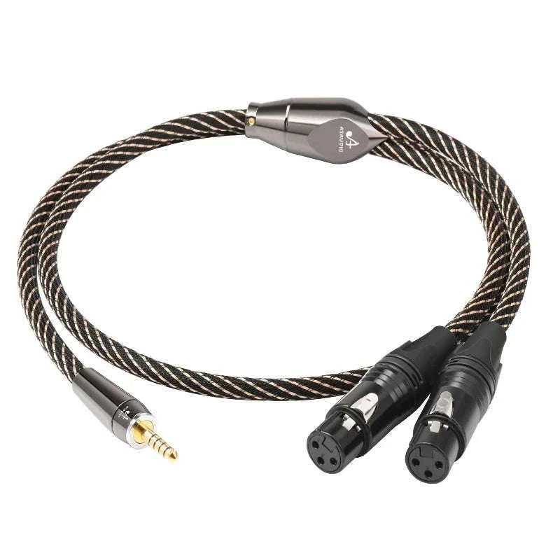 4.4mm Balanced to Dual XLR Cable for HiFi Audio and Studio Use-1.5m / 4.4mm to 2xlr male