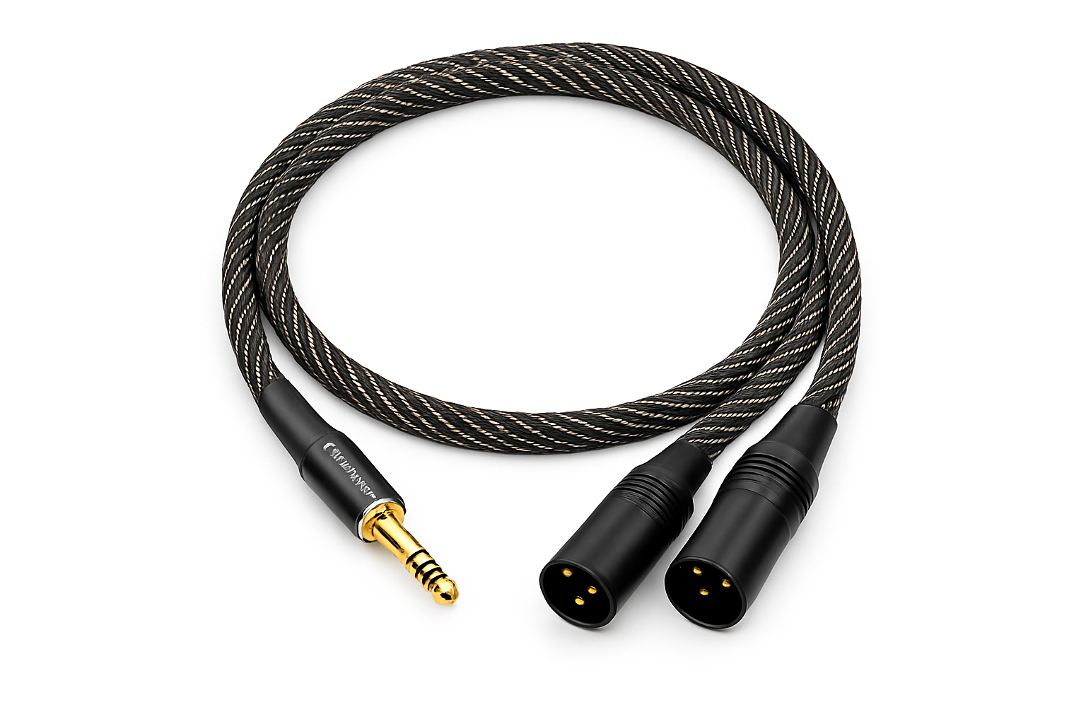 4.4mm Balanced to Dual XLR Cable for HiFi Audio and Studio Use