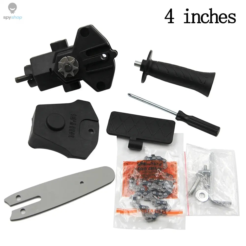 4/6-inch household mini electric drill to electric saw converter logging saw garden saw electric chain saw conversion head tool Spy-shop.com