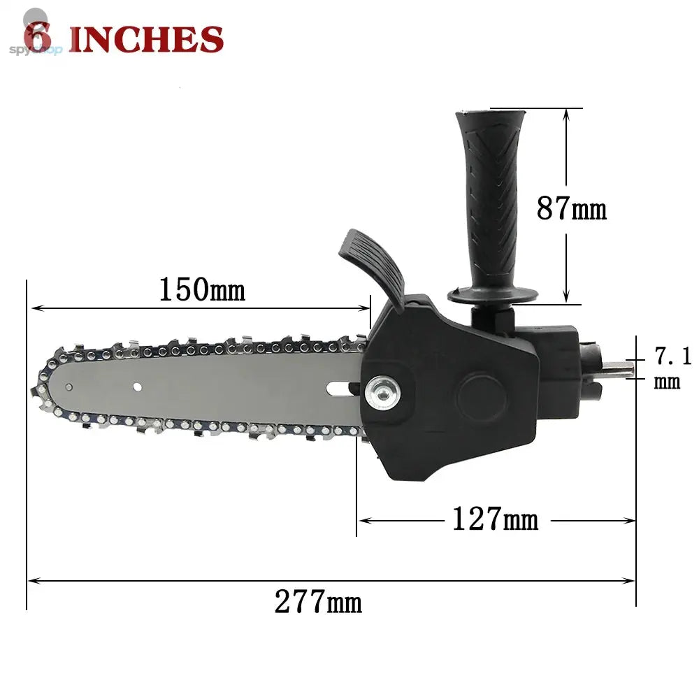 4/6-inch household mini electric drill to electric saw converter logging saw garden saw electric chain saw conversion head tool Spy-shop.com