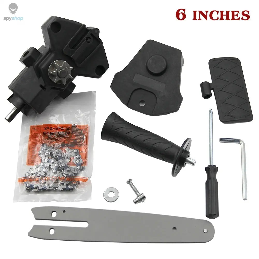 4/6-inch household mini electric drill to electric saw converter logging saw garden saw electric chain saw conversion head tool Spy-shop.com
