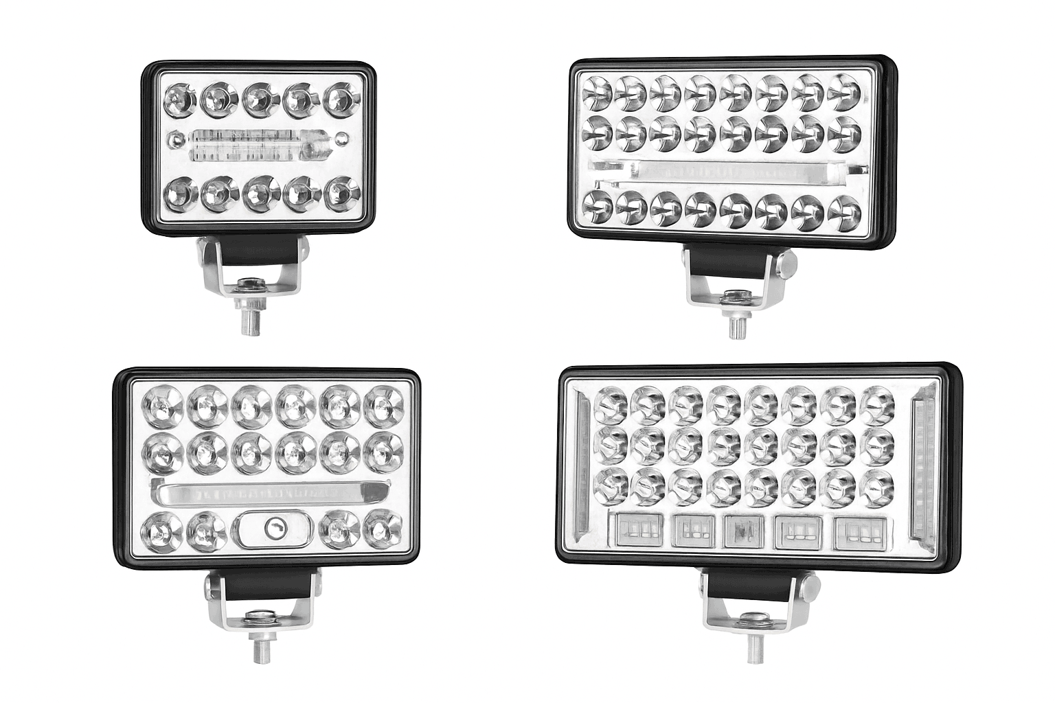 4-7 Inch LED Work Light Bar for Truck, Car, Boat, Tractor & ATV 12V/24V-2pcs 5inch 108W