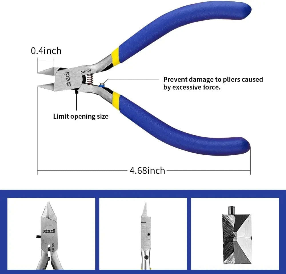 4.7" Precision Model Nipper with Ultra-Thin Blade for Clean Cuts-United States