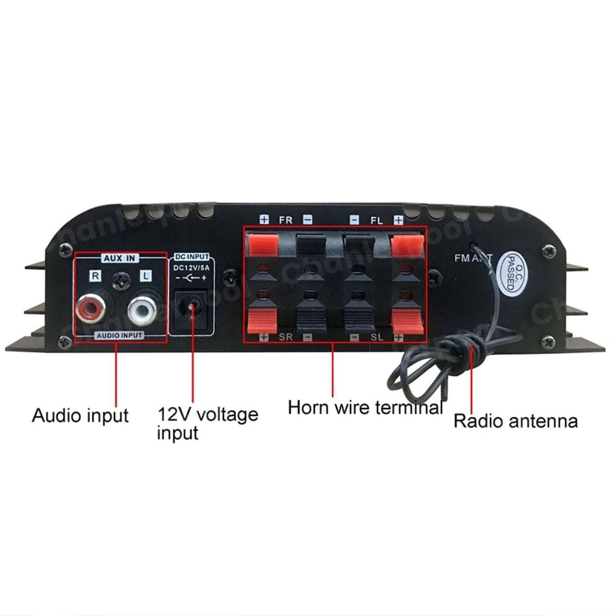 4-Channel Bluetooth Amplifier-Default Title