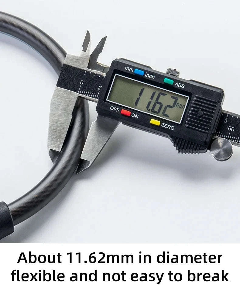 4-Digit Steel Cable Bicycle Lock, 29cm-32120007001