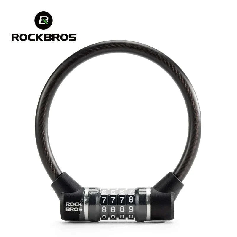 4-Digit Steel Cable Bicycle Lock, 29cm-32120007001