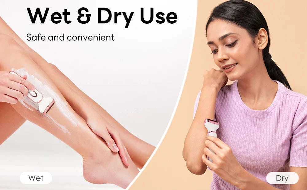 4‑in‑1 Electric Epilator and Facial Hair Removal Kit-Gold