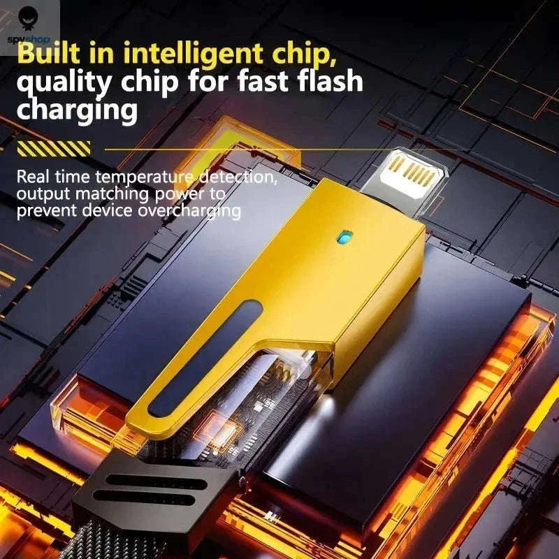 4 in 1 Fast Charging Data Cable with PD 27W and 65W-4 in 1 Cable / 1.5m