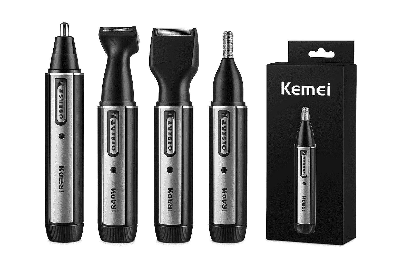 4-in-1 Grooming Trimmer for Men with Cordless Control-KM-6630