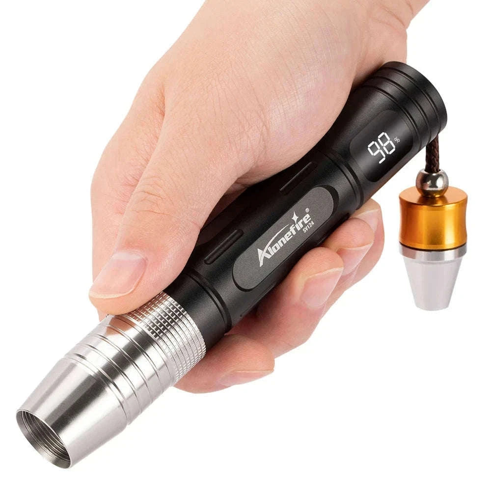 4-in-1 Jade Detector Light UV 365nm Rechargeable Flashlight-SV124