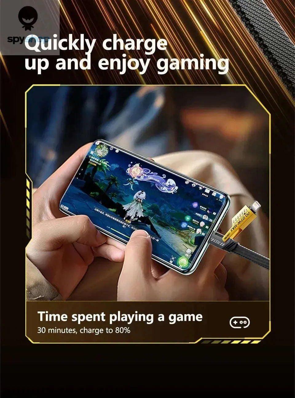 4 in 1 Mecha Fast Charging Data Cable-4 in 1 Cable / 1.5m