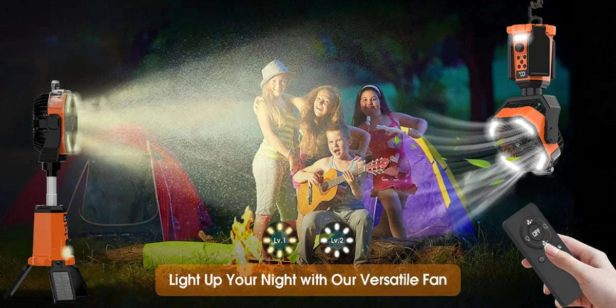 4-in-1 Portable Rechargeable Fan with Spray and Light-green / United States