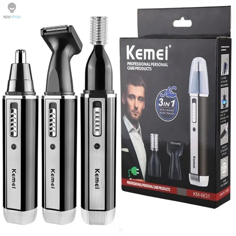 4 in 1 trimmer for men Electric Nose and ear trimmer Rechargeable Trimmer For Hair Beard Nose And Ear Cleaner Grooming Set Spy-shop.com