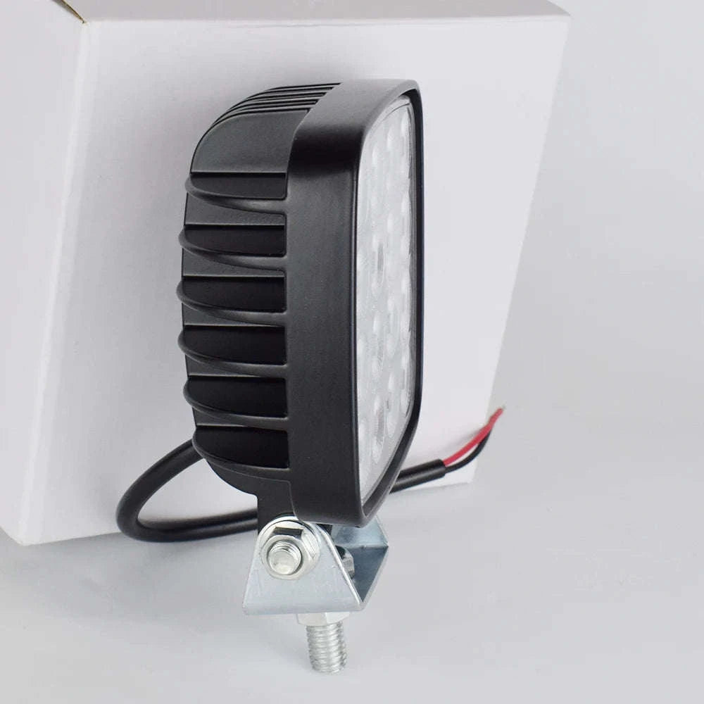 4 Inch LED Flood Light 12V/24V 48W 6240lm IP67-WHITE / 6000K