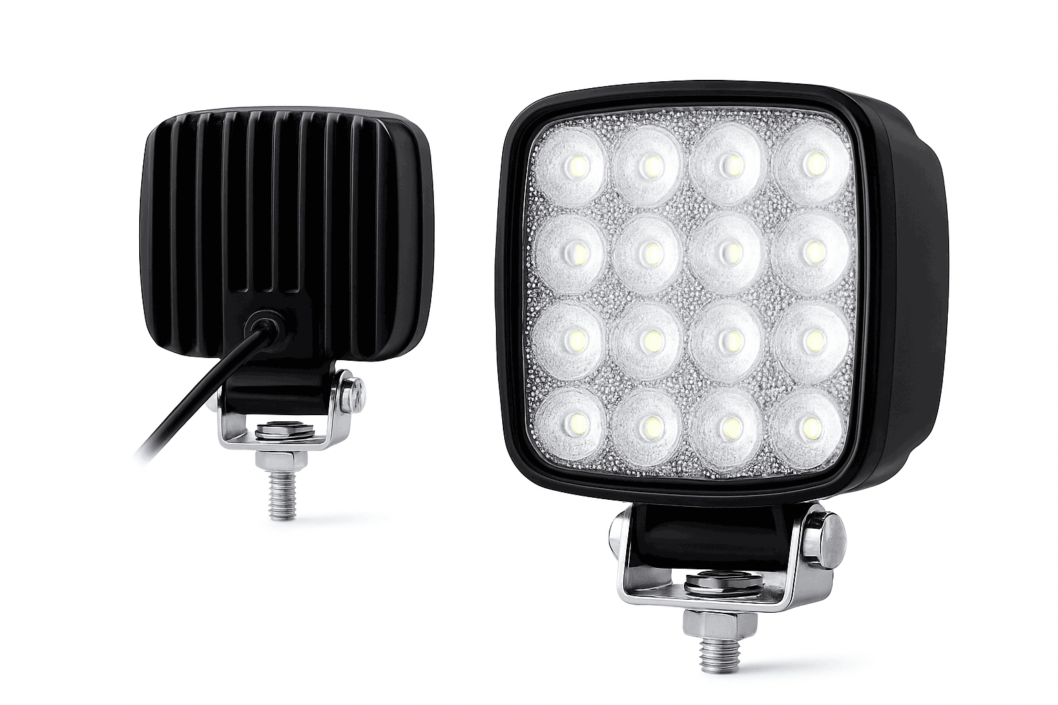 4 Inch LED Flood Light 12V 24V 6240LM IP67-WHITE / 6000K