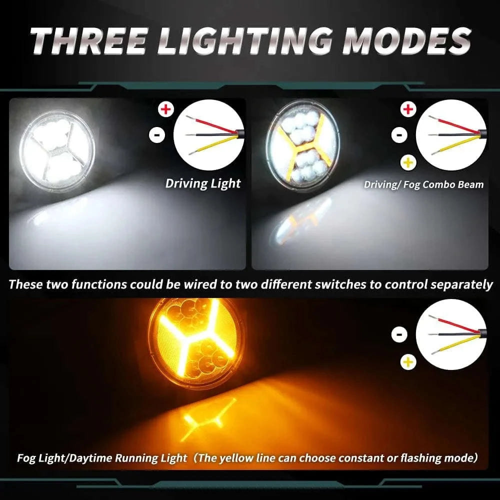 4 Inch LED Work Light Bar 12-24V Combo Beam-4pc