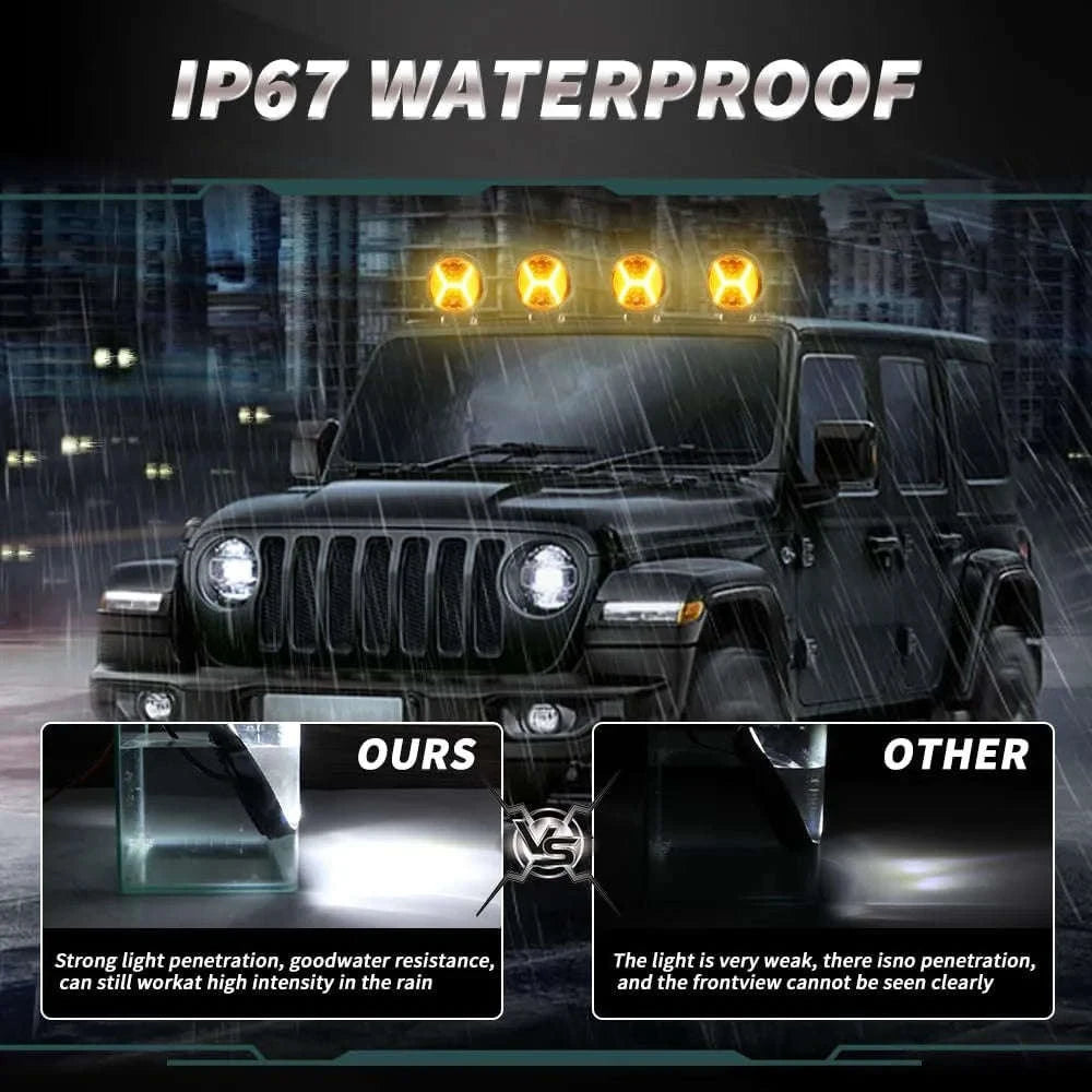 4 Inch LED Work Light Bar 12-24V Combo Beam-4pc