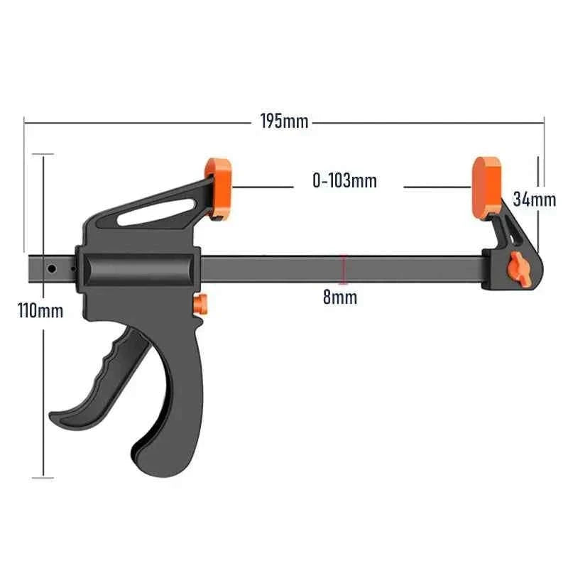4 Inch Woodworking Clamp Clip Set-4inch 2pc