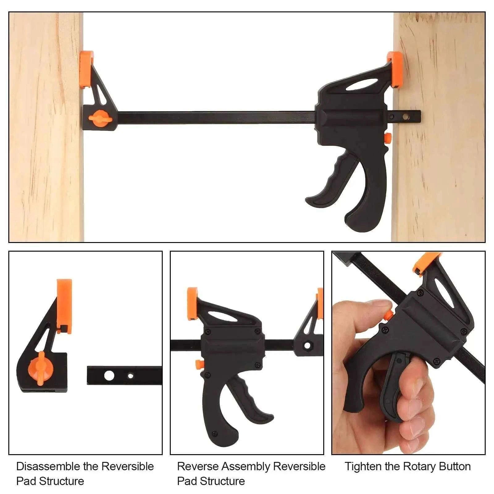 4 Inch Woodworking Clamp Clip Set-4inch 2pc