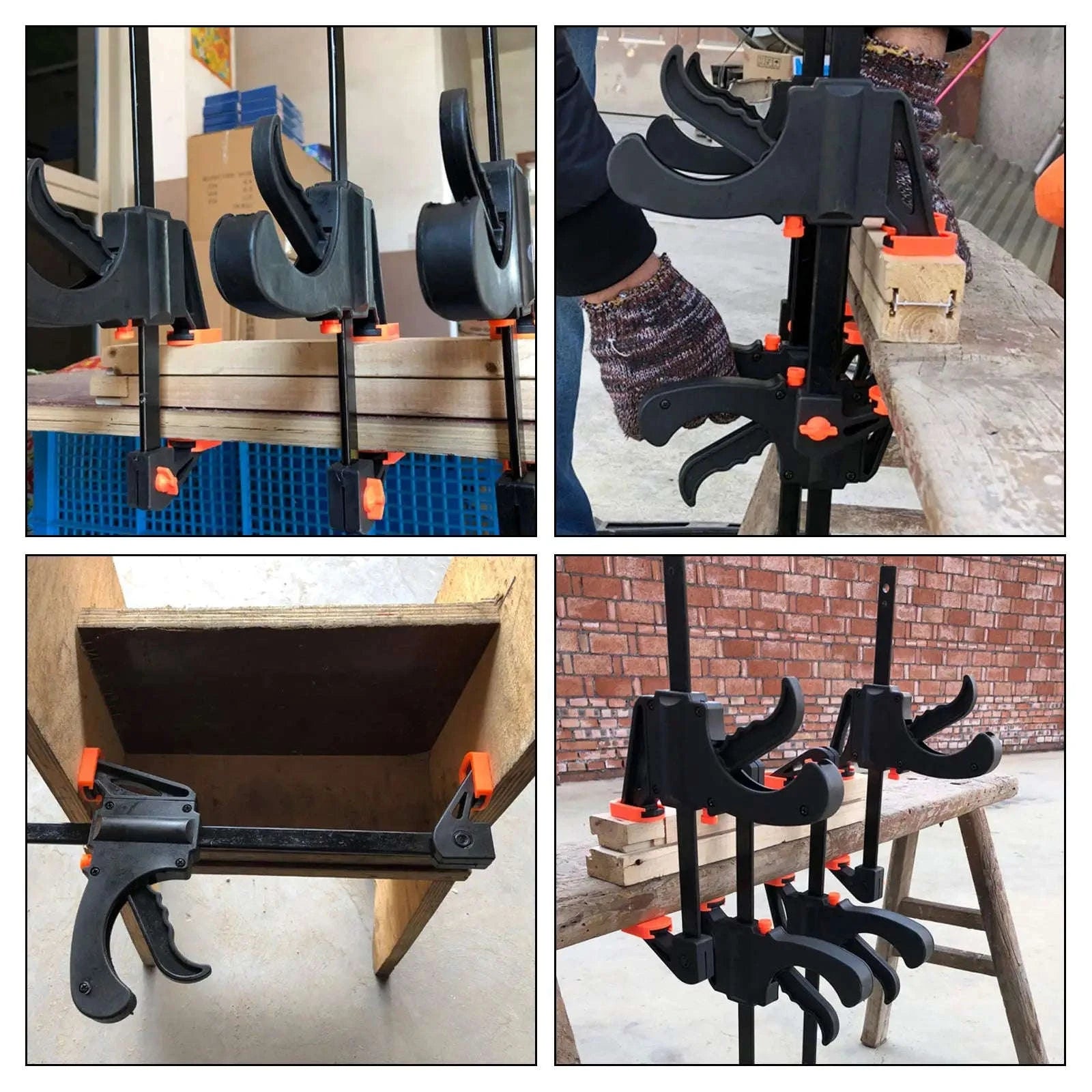 4 Inch Woodworking Clamp Clip Set-4inch 2pc