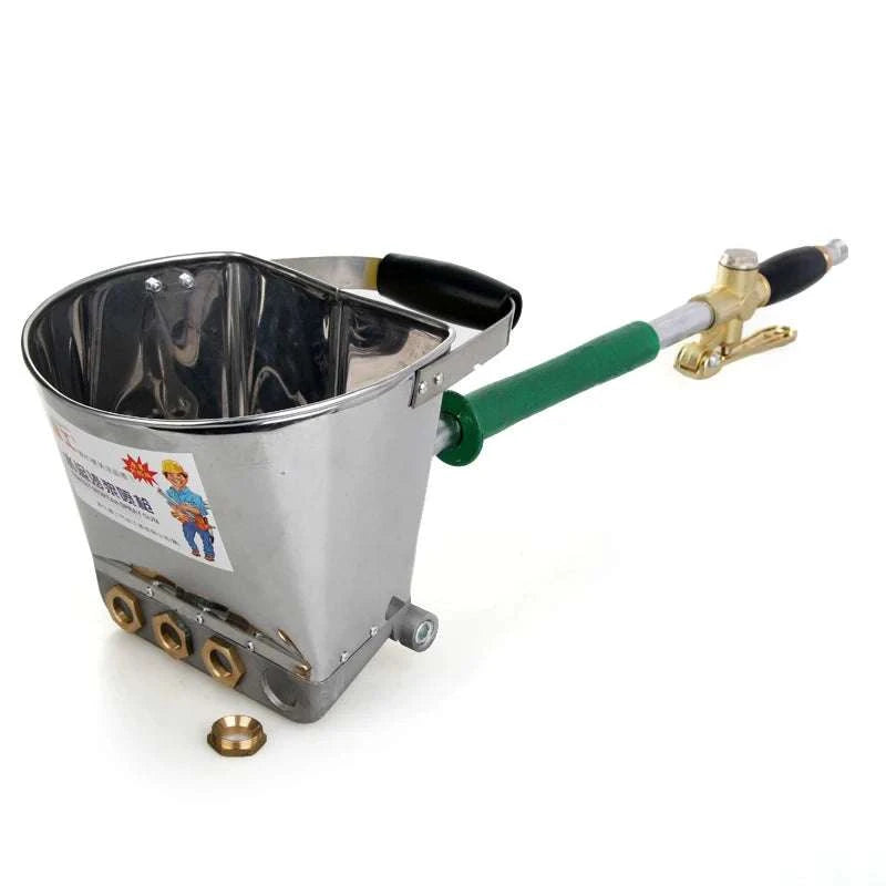 4‑Jet Cement Mortar Sprayer Gun with 4L Hopper for Walls & Ceilings-Non-removable / China Mainland