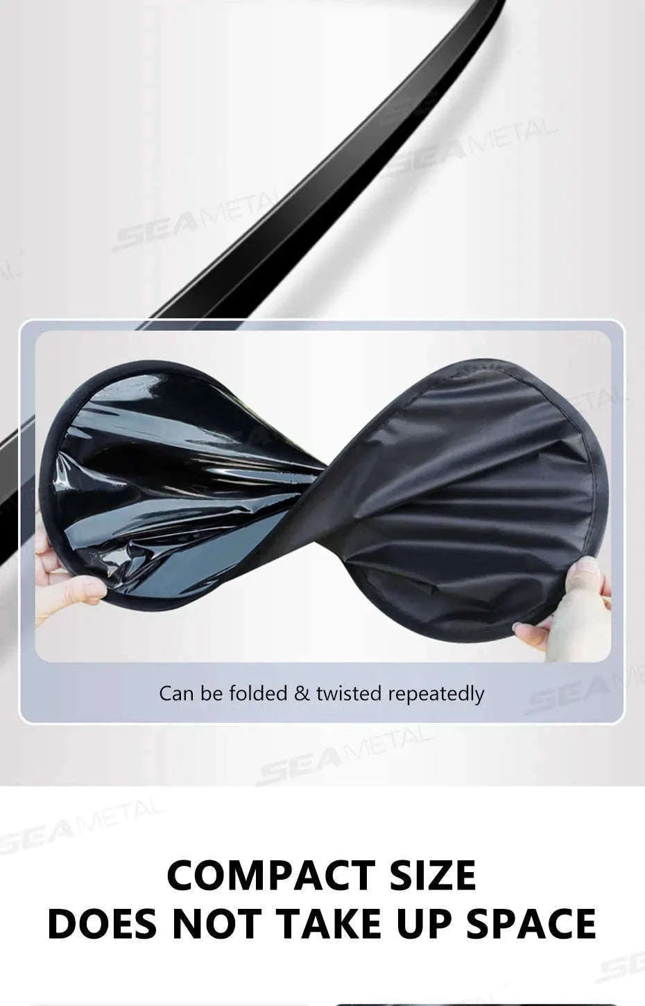 4-Layer Car Side Window Sun Shade Cover-Laser 4pcs