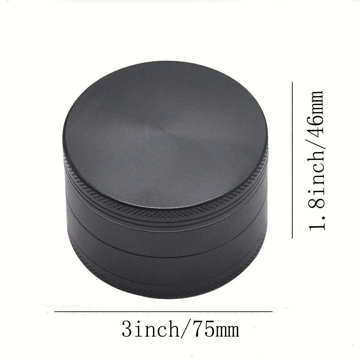 4-Layer Metal Herb Grinder with Magnetic Lid – Manual Spice Mill-United States / 1.6inch-40mm