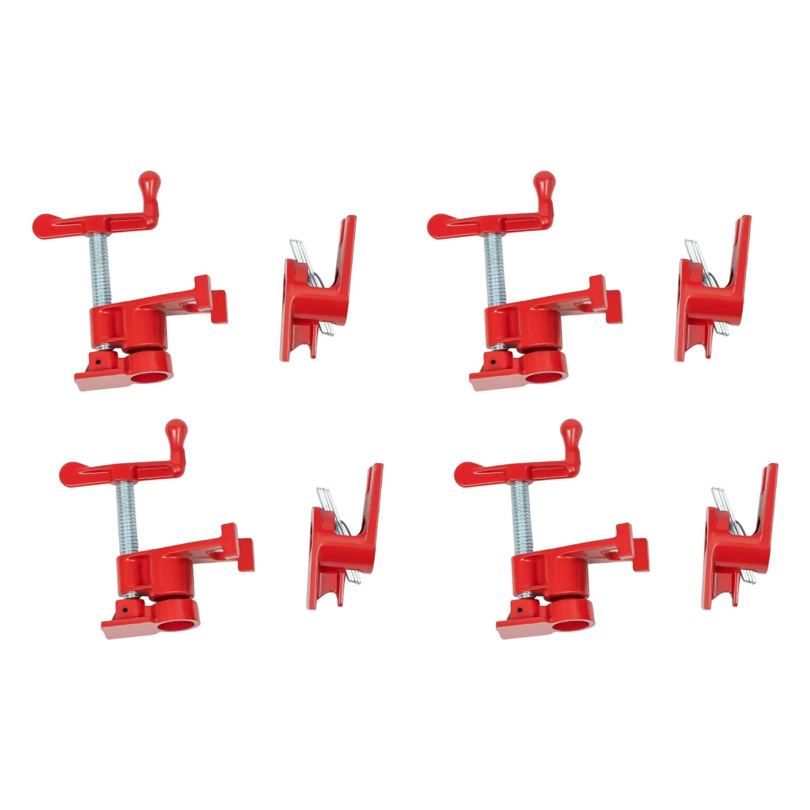 4-Pack 3/4 Inch Wood Gluing Pipe Clamp Set-Germany
