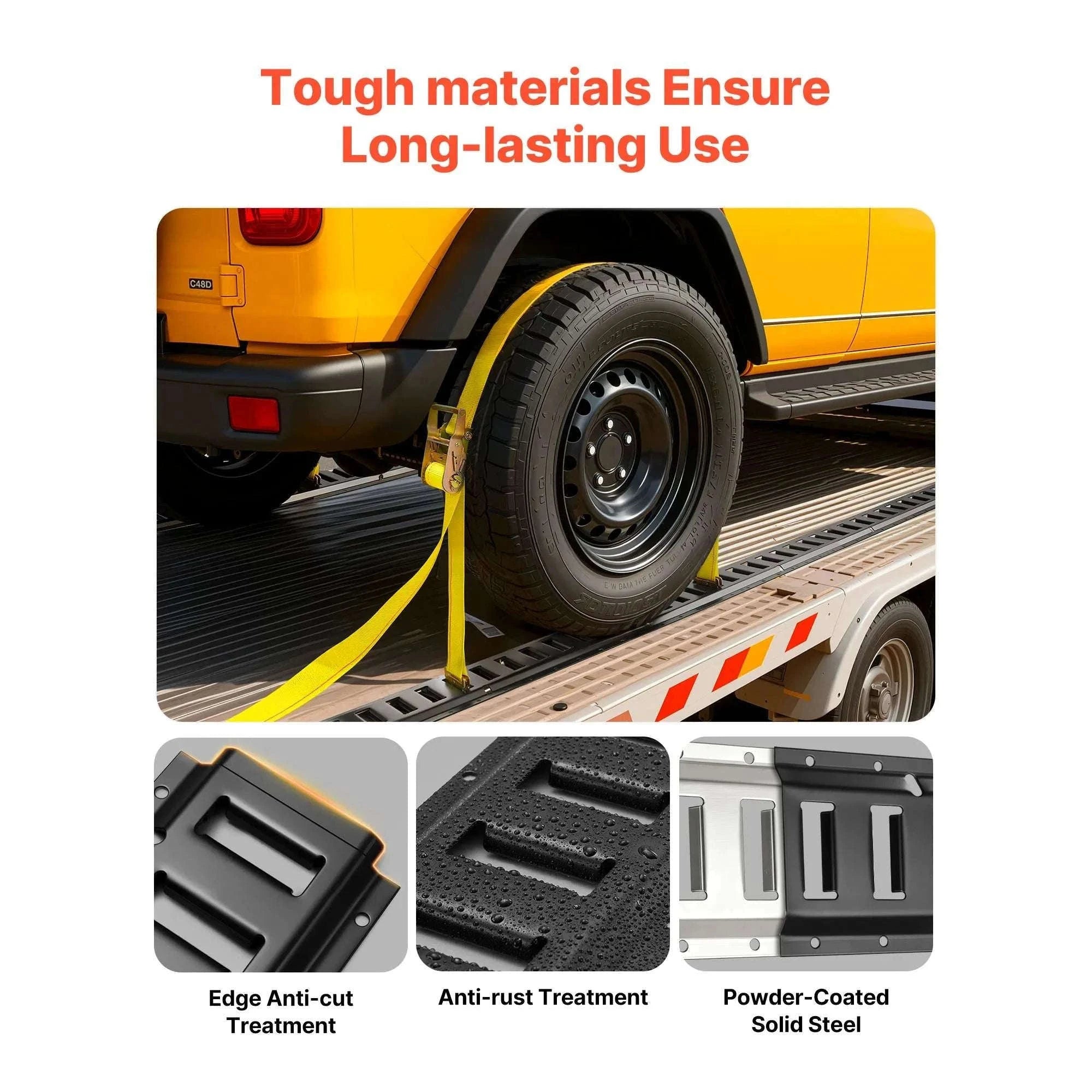 4-Pack 7.7ft E-Track Tie-Down Rails 2000 lb Cargo System-4 Pack / United States