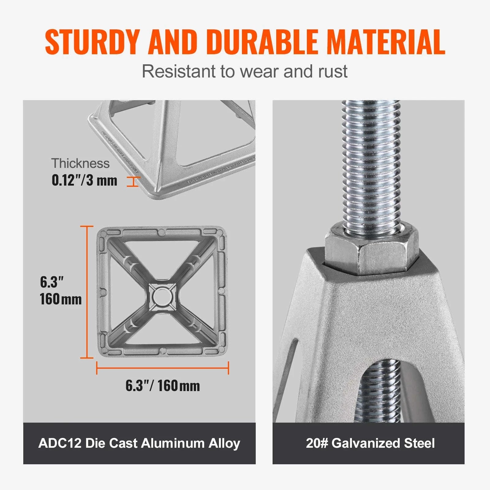 4 Pack RV Stabilizer Jack 6000 lbs Aluminum Leveling Jacks-4 PCS / United Kingdom