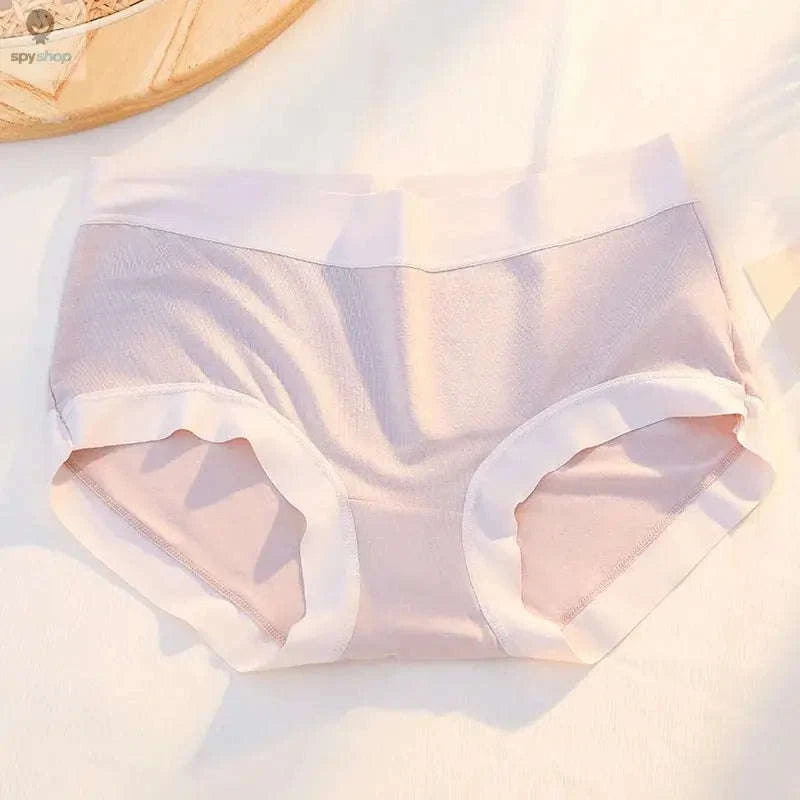 4-Pack Women's Seamless Modal Briefs-L / YellowGreenGrayApri / 4pcs