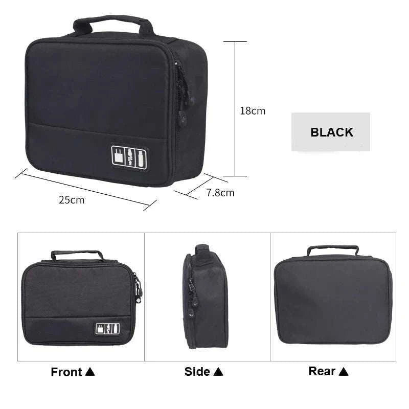 4-Person Referee Intercom Headset V4C 1200m Full Duplex Bluetooth-V4Cx4 add Handbag