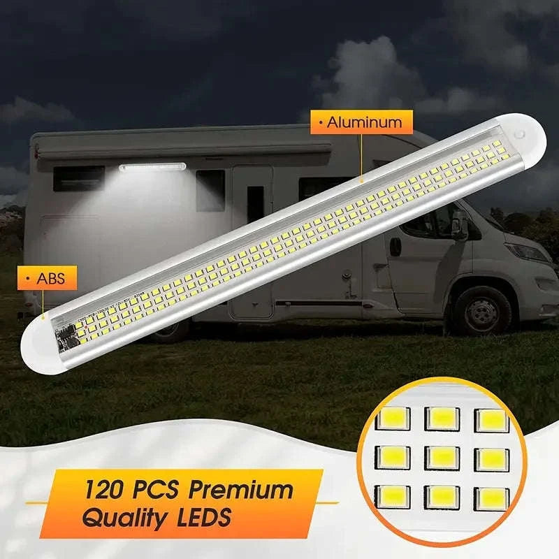 4-Piece 12V/24V LED Interior Light Bar Set-JX3385-4 / China Mainland