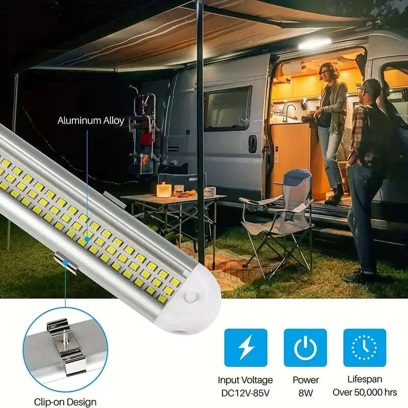 4-Piece 12V/24V LED Interior Light Bar Set-JX3385-4 / China Mainland