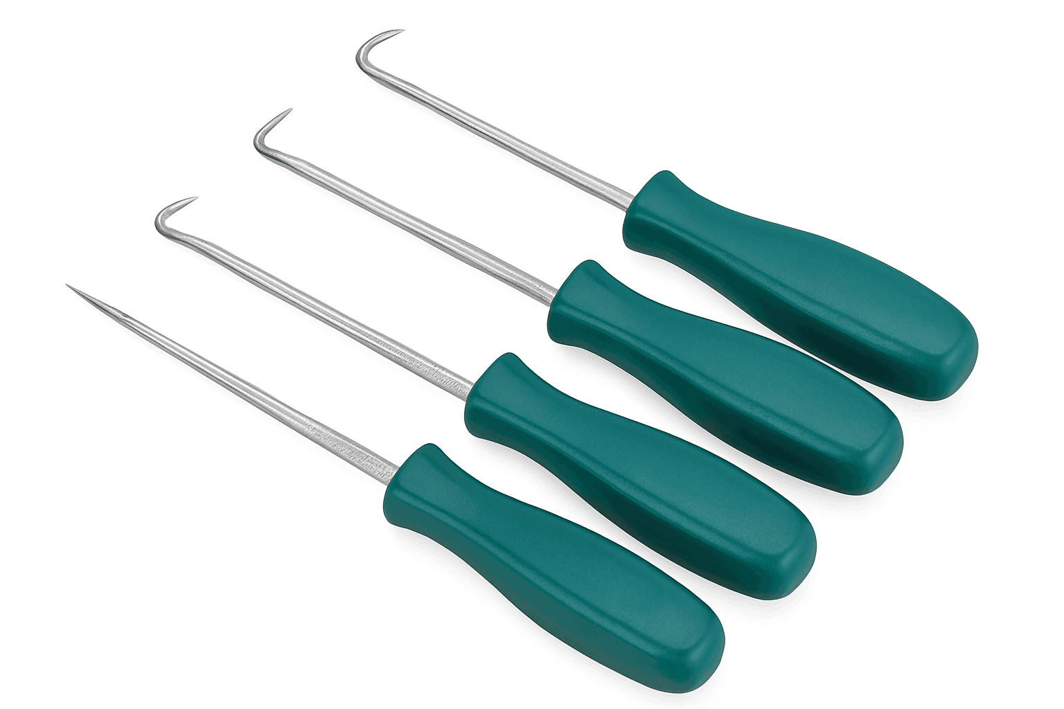 4-Piece 135mm Oil Seal Screwdriver Hook Set for Car Repair-Default Title