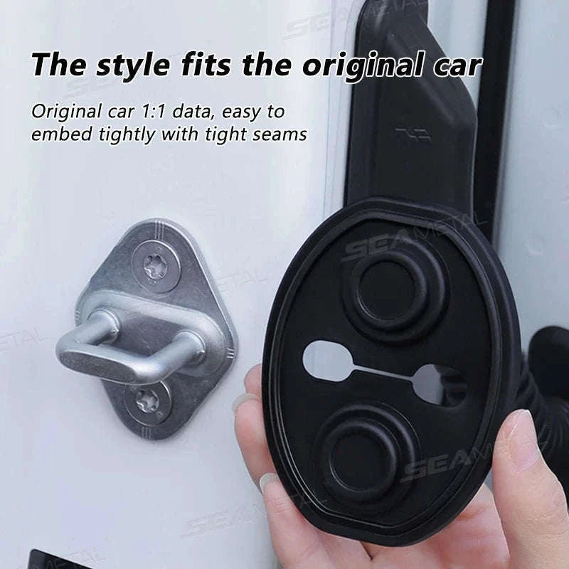 4-Piece Car Door Lock Protector Cover-4pcs