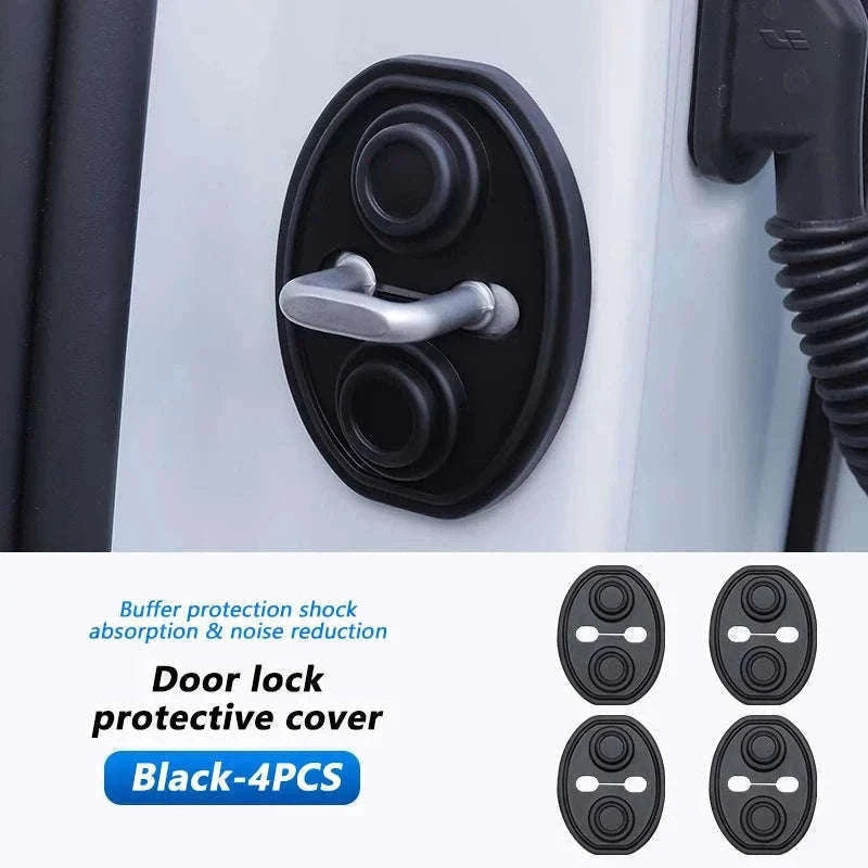 4-Piece Car Door Lock Protector Cover-4pcs
