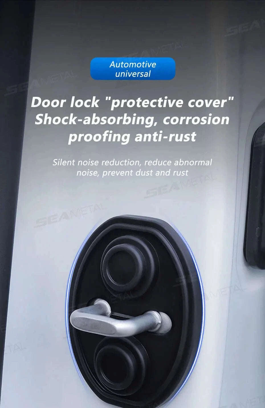 4-Piece Car Door Lock Protector Cover-4pcs