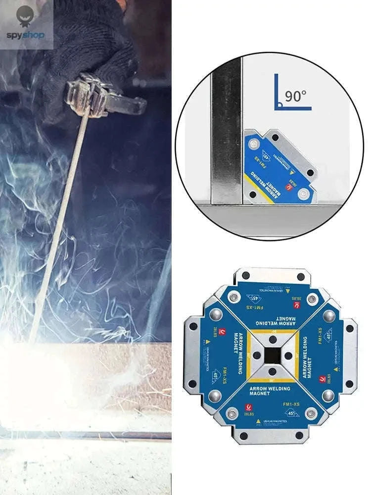 4-Piece Magnetic Welding Fixer Multi-Angle Positioner Set-Default Title