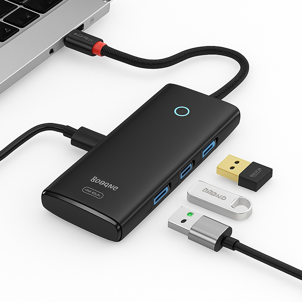Προσαρμογέας Hub 4 θυρών USB-C σε USB 3.0, Μεταφορά 5Gbps