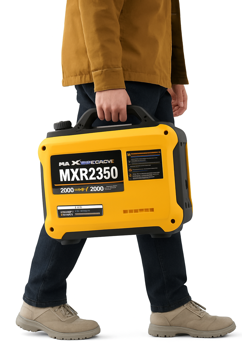 4-ventilatorski prenosni inverter generator 2kW 230V z USB priključkom za kampiranje za avtodom