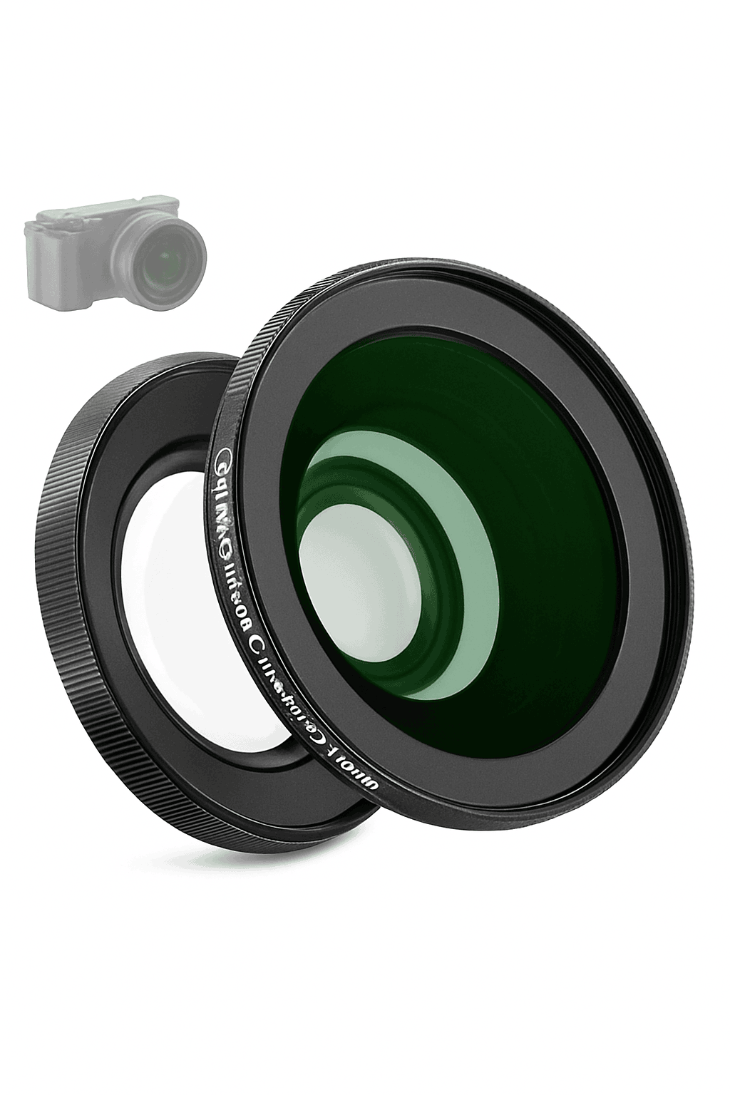 40.5mm 2-in-1 Wide Angle & 10X Macro Lens for Sony ZV-E10 ZV-1F-China Mainland